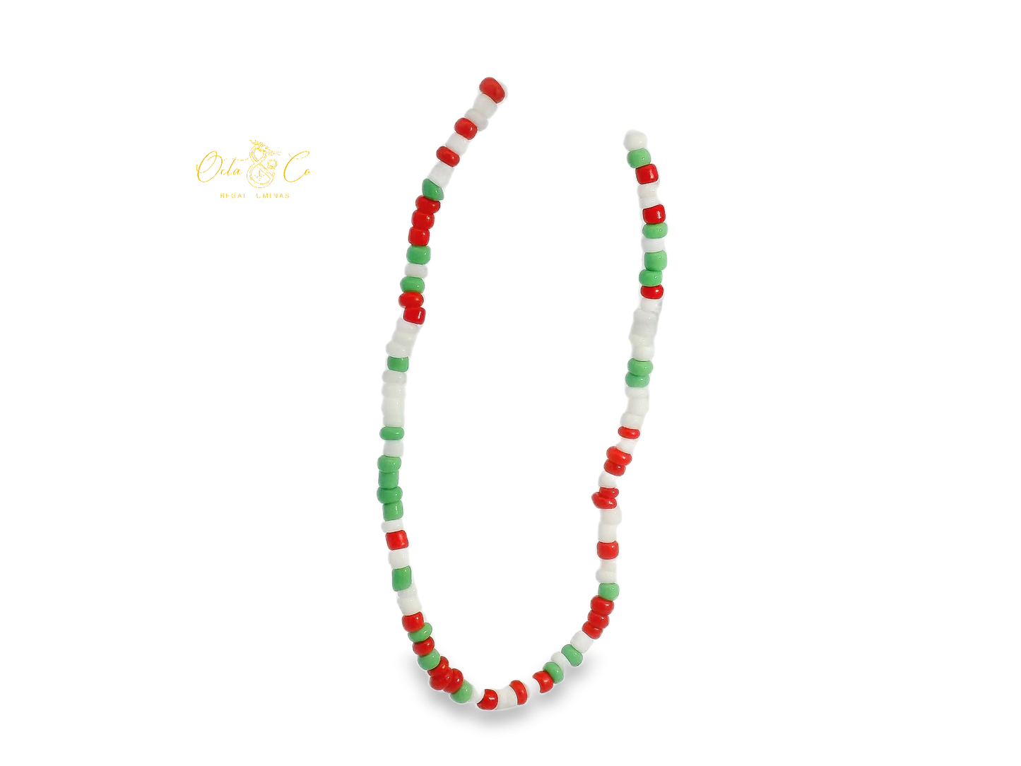 Colorful Beaded Necklace Display