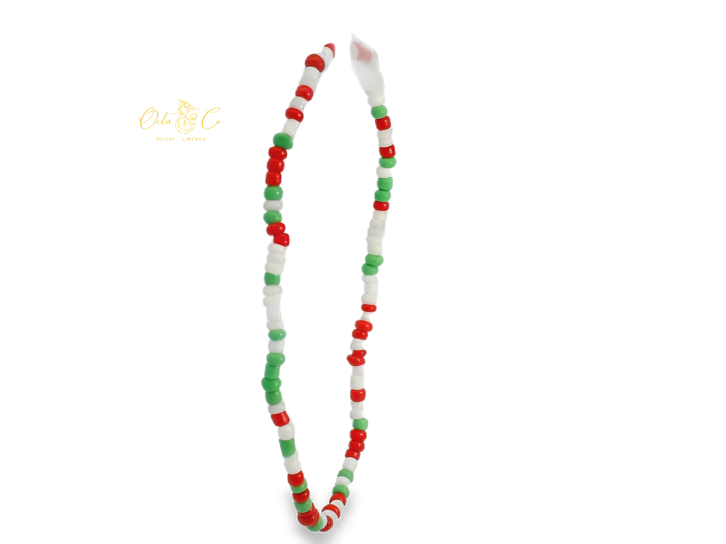 Colorful Beaded Necklace Display