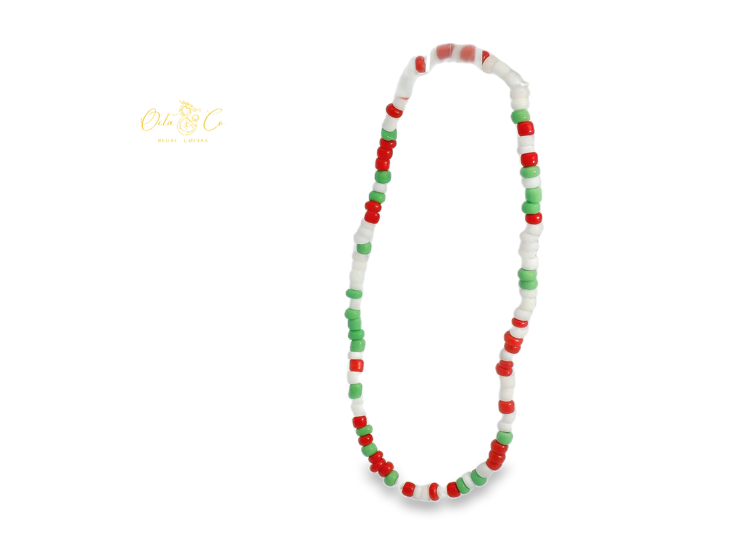 Colorful Beaded Necklace Display