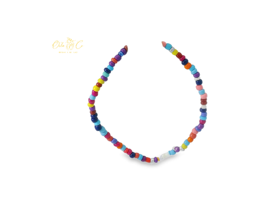 Colorful Handmade Kids Beaded Bracelet 14 cm