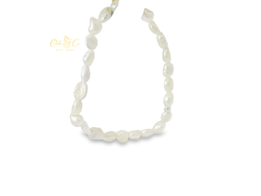 Elegant White Pearl Bracelet