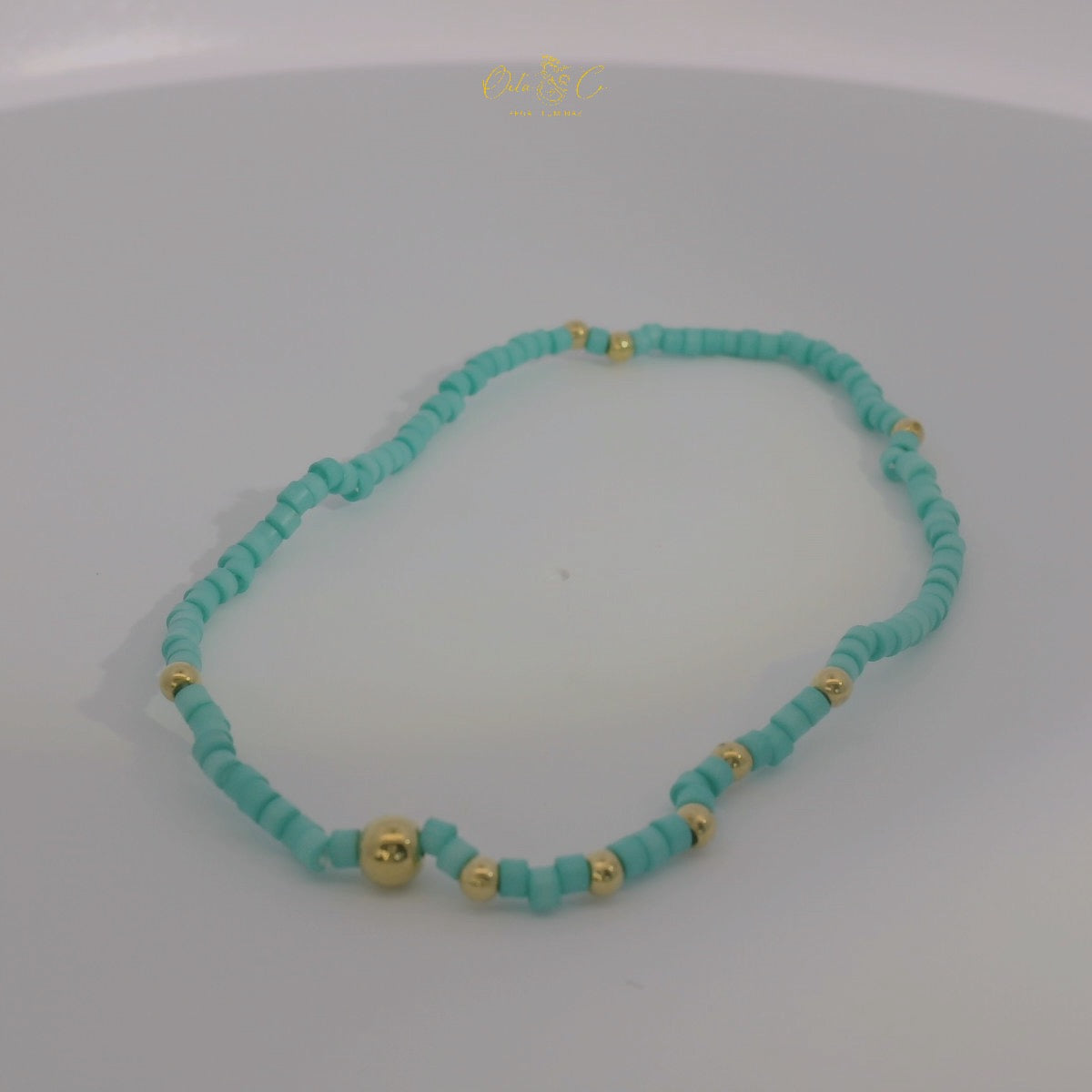 Elegant Turquoise Beaded Bracelet