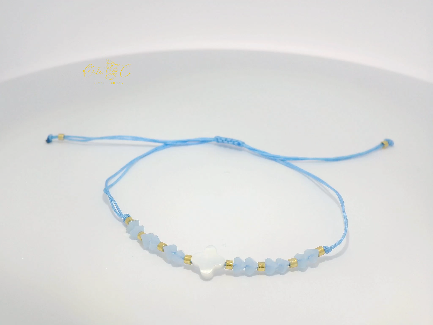 Delicate Blue Gemstone Bracelet