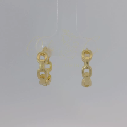 Elegant Gold Chain Earrings