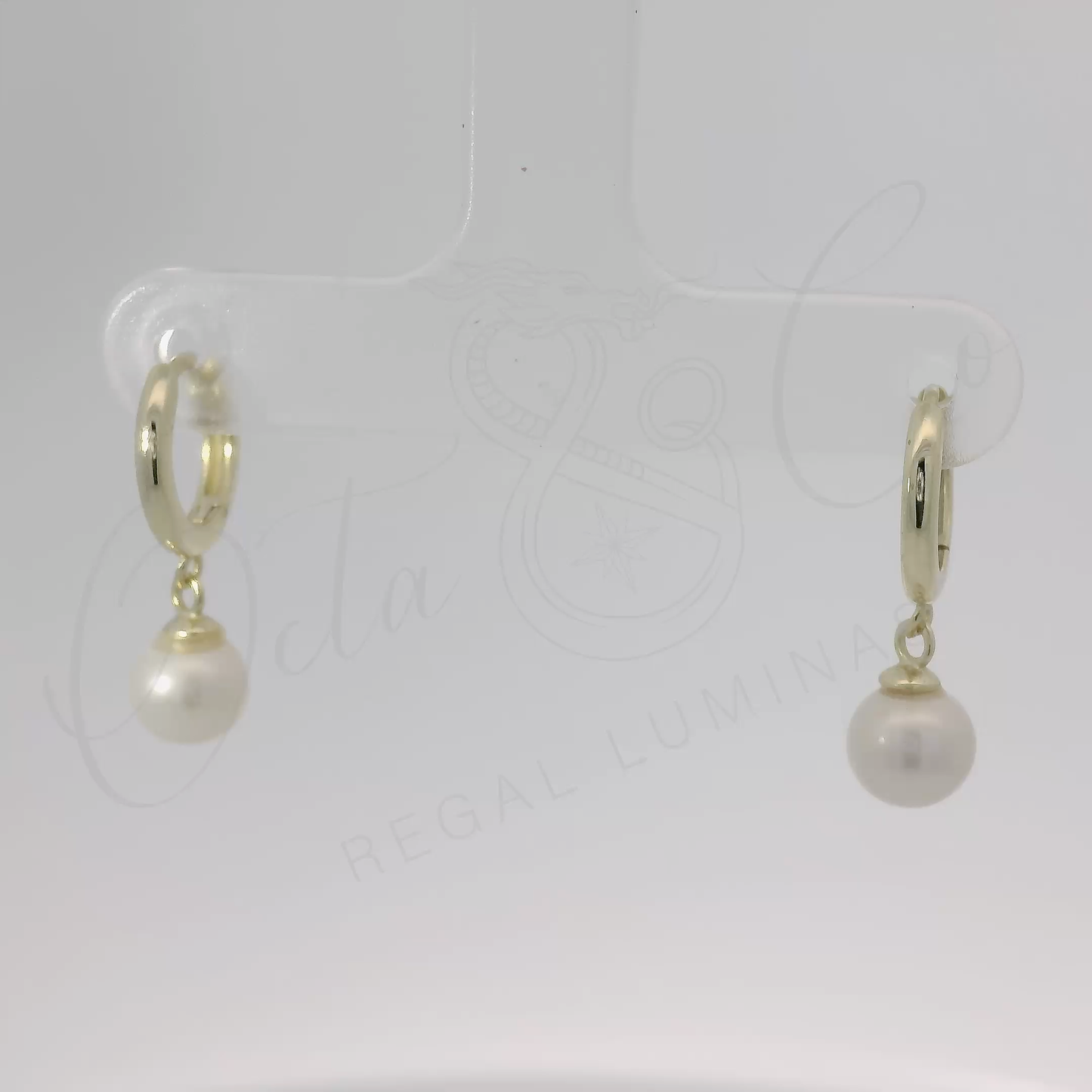 Elegant Pearl Drop Earrings