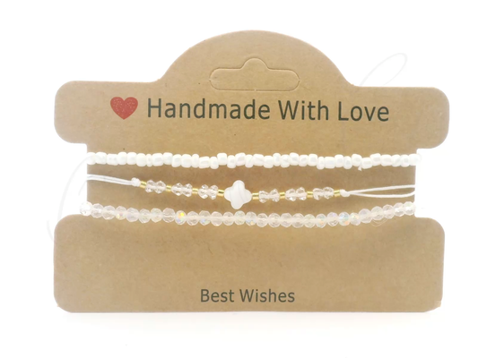 Handmade Beaded Bracelets Set