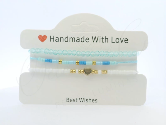 Handmade Beaded Bracelets Set