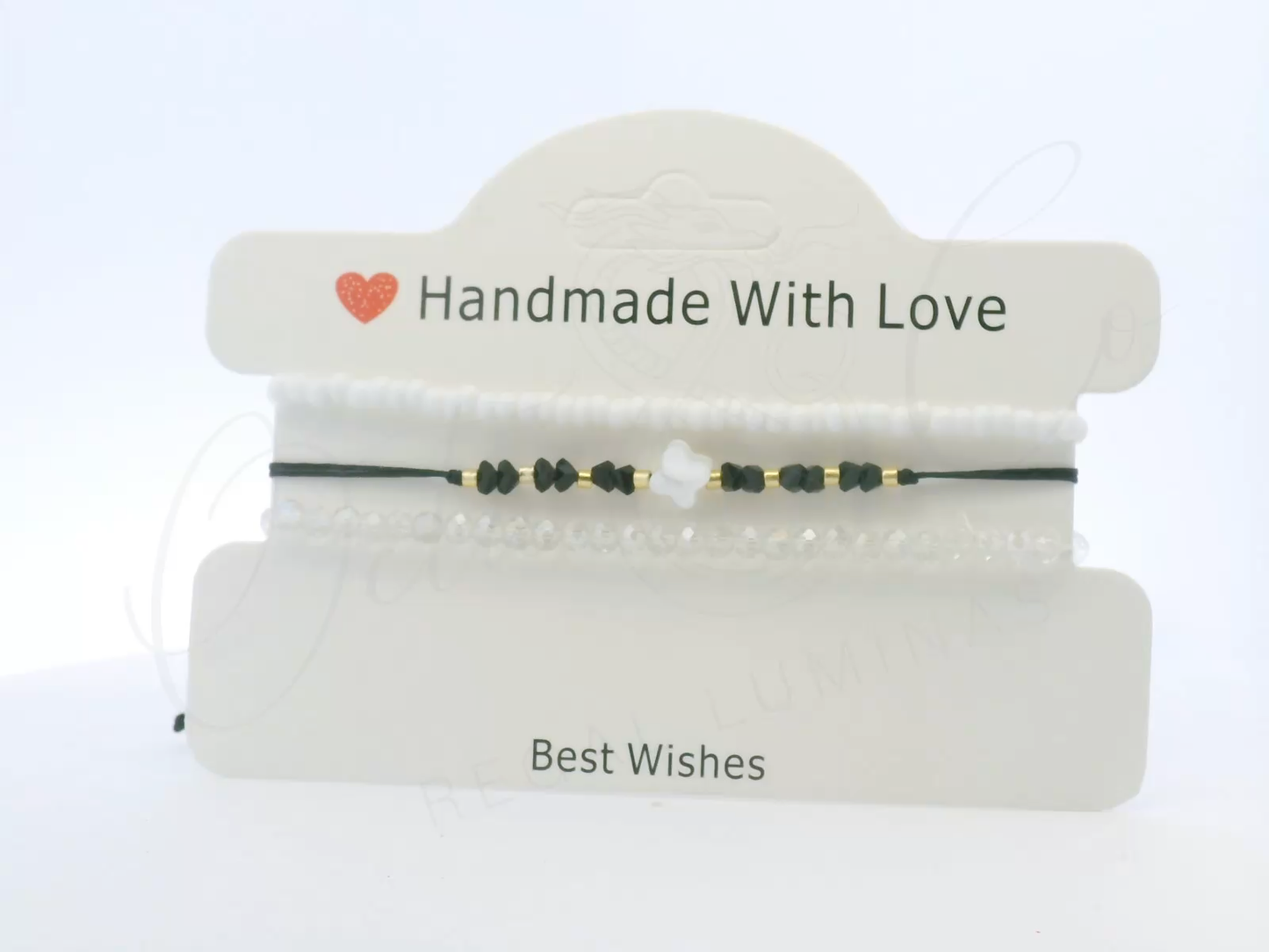 Handmade Bracelet with Heartfelt Wishes