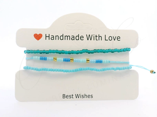 Handmade Turquoise Beaded Bracelets