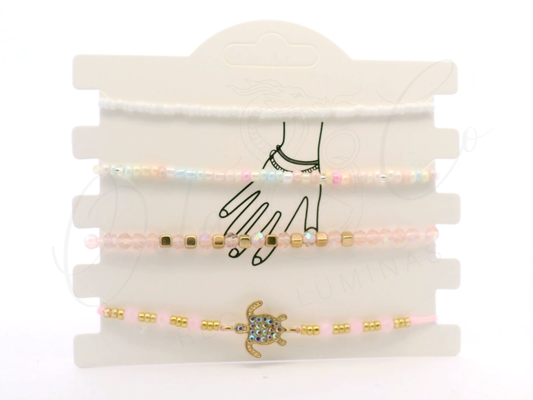 Colorful Beaded Bracelet Set