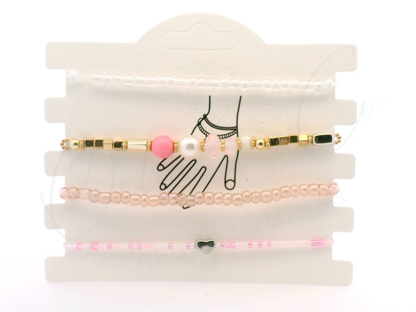 Charming Pink Beaded Bracelets