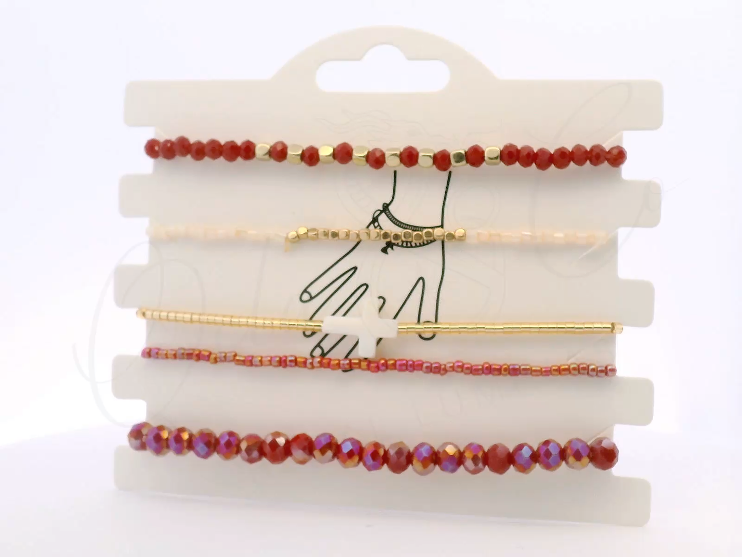 Colorful Beaded Bracelet Set