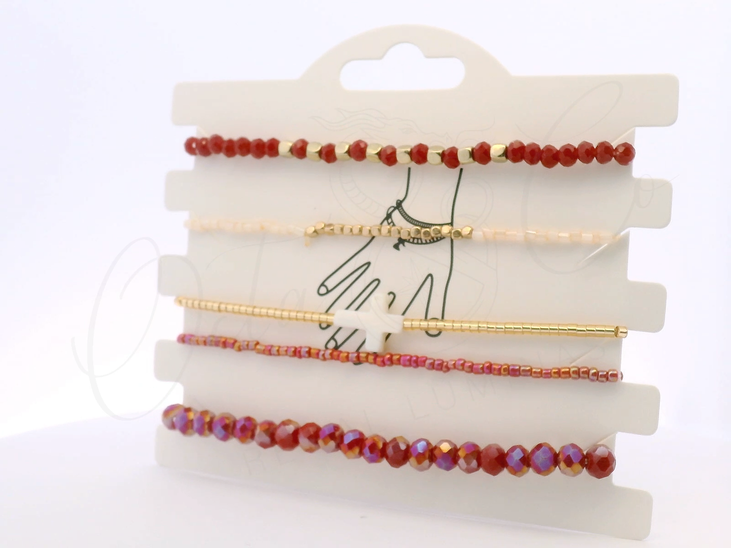 Colorful Beaded Bracelet Set