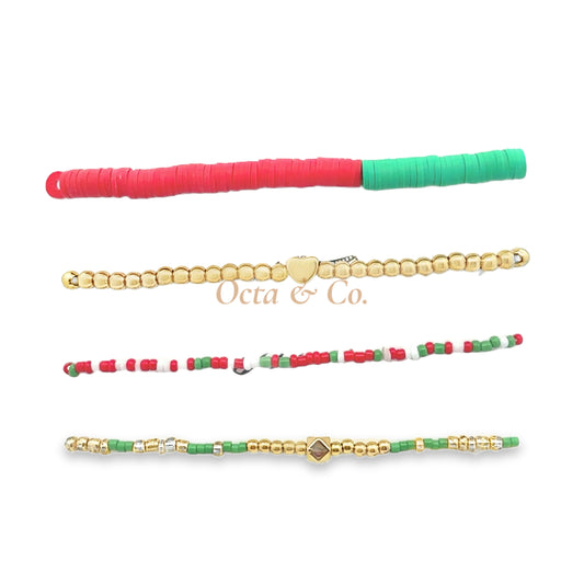 Colorful Beaded Bracelet Set